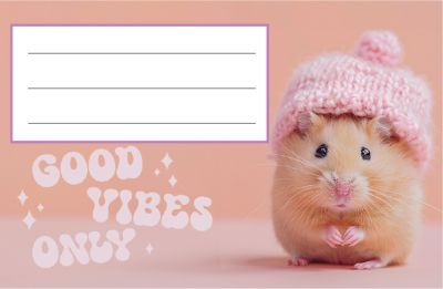 Етикети за тетрадка Street Animals Cute, опаковка 10 бр.