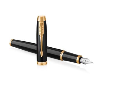 Писалка Parker Royal IM Black GT, M, с кутия