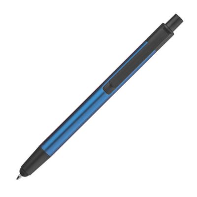 Алуминиева химикалка с touch функция, син