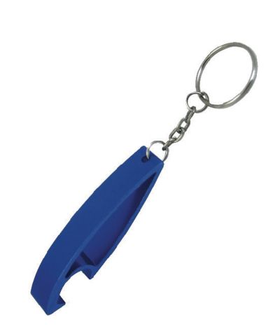 Ключодържател - отварачка, алуминиев, син