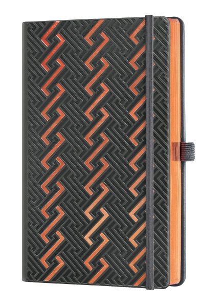Бележник Castelli C&G, 9x14cm, лин, Roman Copper