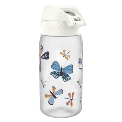 Бутилка за вода Ion8 Print, Recyclon, 350 ml, пеперуди