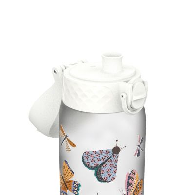 Бутилка за вода Ion8 Print, Recyclon, 350 ml, пеперуди