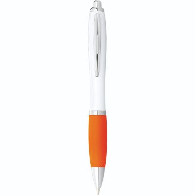Химикалка PF Nash, бяла/оранжева