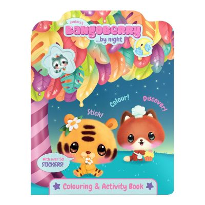 Книжка Bangoberry Colouring and Activity, By Night