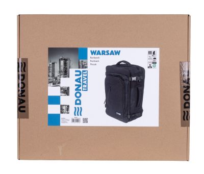 Раница за лаптоп 15,6" Donau Travel Warsaw, черна