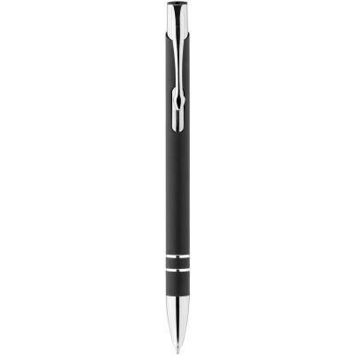 Алуминиева химикалка с гумирано покритие, светлосин