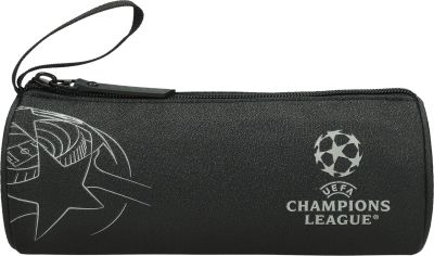 Несесер UEFA, объл, 20х8х8 cm, черен