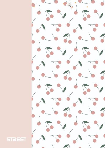 Тетрадка с телчета А5, 60л, PP, ШР, БГ, Blossom