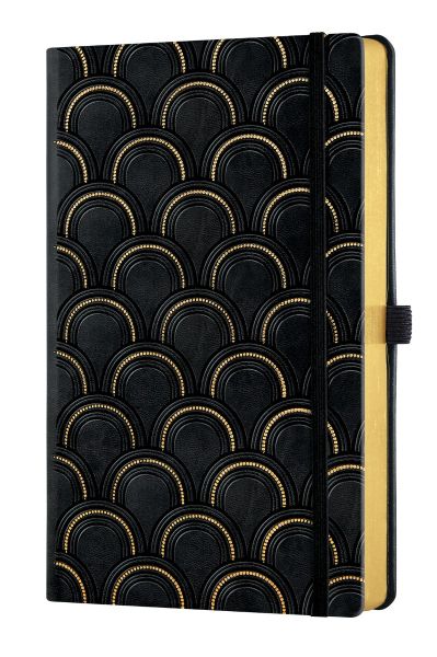 Бележник Castelli C&G, 9x14cm, б.л, Art Deco Gold