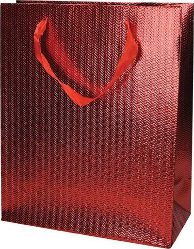 Подаръчна торбичка Eco Relief Medium, 18x23x10 cm, червен