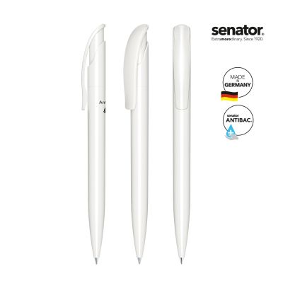 Химикалка Senator Challenger Antibac 3401, бяла