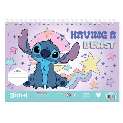 Скицник със спирала, 23x33cm, 40л, Lilo&Stitch
