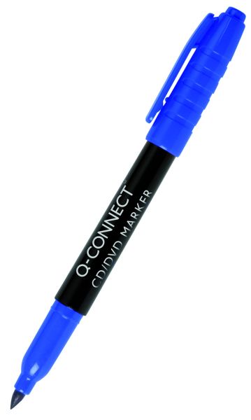 Маркер Q-Connect за CD/DVD, 1.0 mm, син