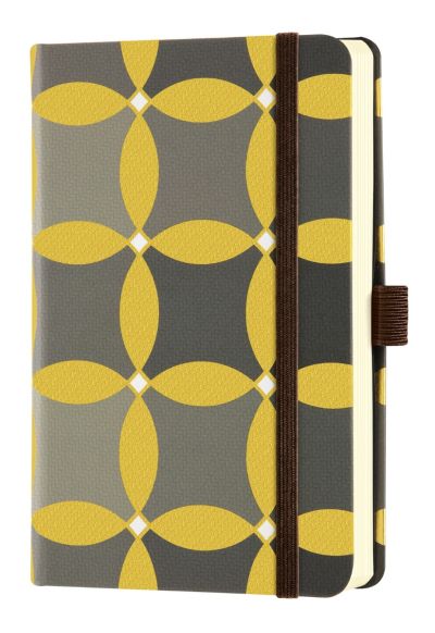 Бележник Castelli Oro, 13x21cm, бели л., Circles