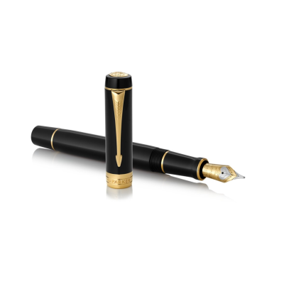 Писалка Centennial Parker Royal Duofold Black GT, M