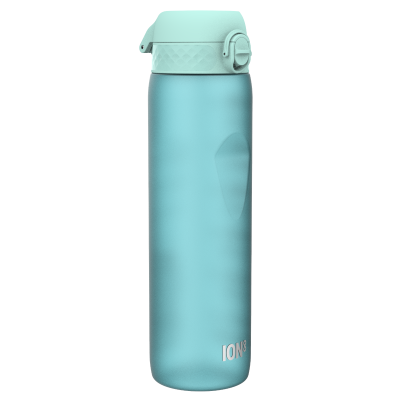 Бутилка за вода Ion8 Mot., рециклирана пластмаса,1000ml, Sonic blue