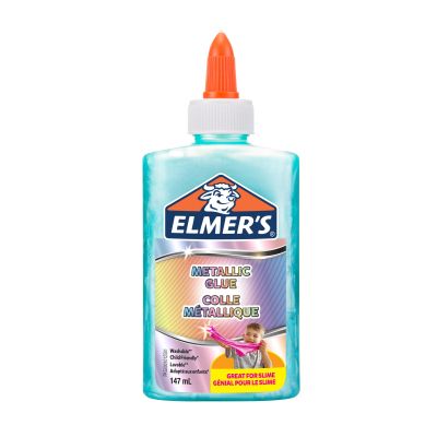Течно лепило Elmer's Metallic Glue, 147 ml, син