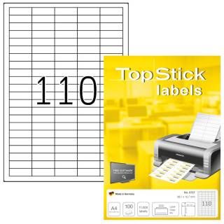 Етикети TopStick 8727, 38.1х12.7mm, 100л.(11000бр)