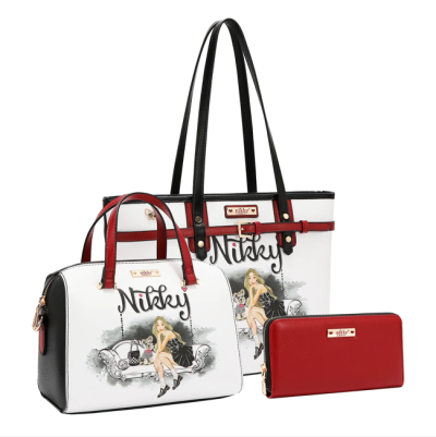 Комплект Nikky, 2 чанти и портфейл, Angel from Above