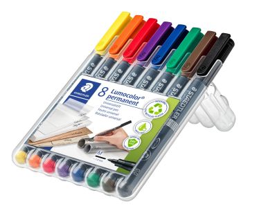 Комплект маркери Staedtler Lumocolor 317 OHP M, 8 цвята