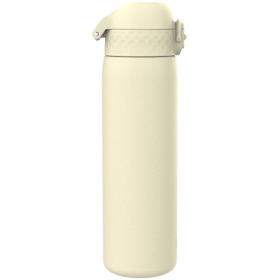 Бутилка за вода Ion8 SE, метална, 600ml, КРЕМАВ