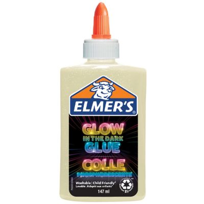 Течно лепило Elmer's Glow Glue, 147 ml, натурален