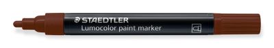 Акрилен маркер Staedtler Lumocolor 349, кафяв 76