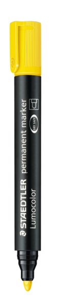 Маркер Staedtler Lumocolor 352, перманентен, объл връх,жълт