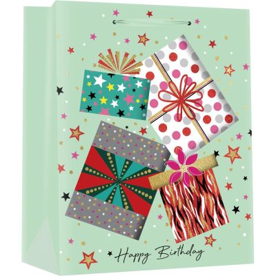 Подаръчна торбичка Deluxe Large Glitter HB, 26x32x12cm