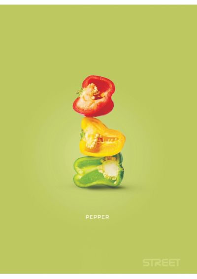 Тетрадка с телчета А5, 60 листа, широки редове, БГ, Fruits