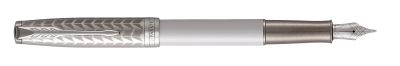Писалка Parker Royal Sonnet Premium, бял/металм