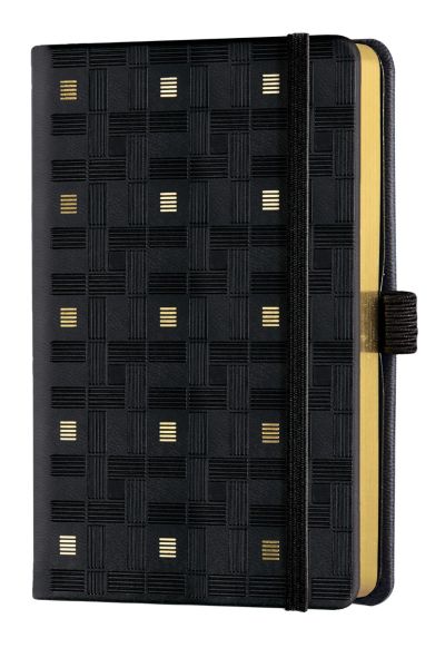 Бележник Castelli C&G, 9x14cm, б.л, Weaving Gold