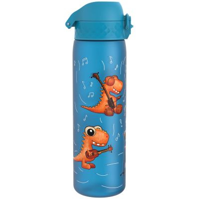 Бутилка за вода Ion8 Print, рециклирана пластмаса, 500ml, ДИНО