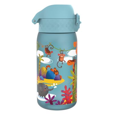 Бутилка за вода Ion8 Print, рециклирана пластмаса, 350ml, САФАРИ