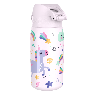 Термо бутилка за вода Ion8 Print, метална,320ml, Unicorns