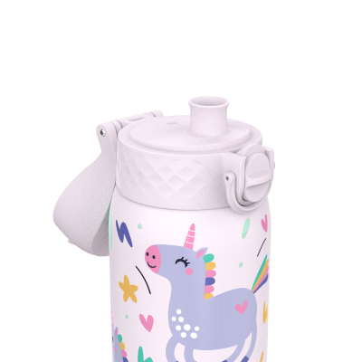 Термо бутилка за вода Ion8 Print, метална,320ml, Unicorns