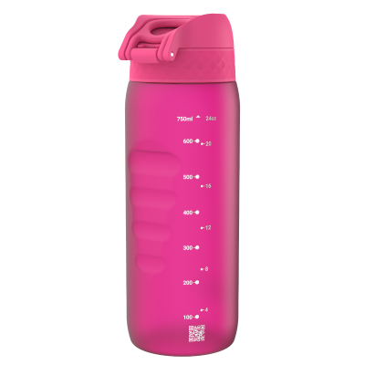 Бутилка за вода Ion8 SE, рециклирана пластмаса, 750ml, Pink