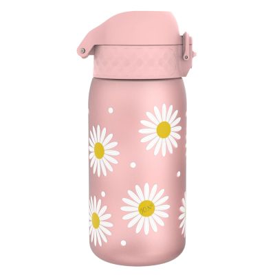 Бутилка за вода Ion8 Print, рециклирана пластмаса, 350ml, МАРГАРИТКИ