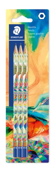 Моливи Staedtler Multiverse, HB, 3 бр, блистер, VERSION 2
