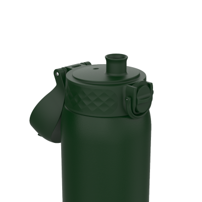 Термо бутилка за вода Ion8 SE, метална, 320ml, Dark green