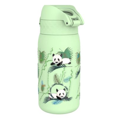 Термо бутилка за вода Ion8 Print, метална, 320ml, ПАНДИ