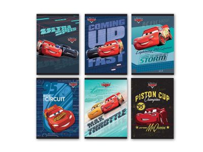 Книжка със стикери, 24х15 cm, 200 броя, Cars