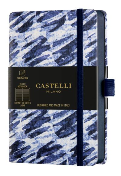 Бележник Castelli Shibori, 9x14cm, линиран,Bubbles