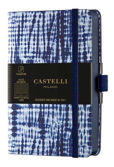 Бележник Castelli Shibori, 9x14cm, линиран, Jute