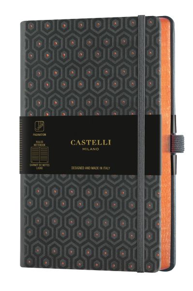 Бележник Castelli C&G, 9x14cm, лин, Honey Copper
