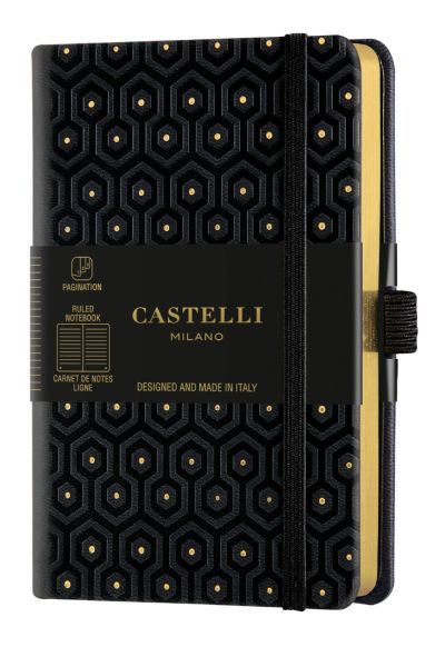 Бележник Castelli C&G, 9x14cm, лин, Honey Gold