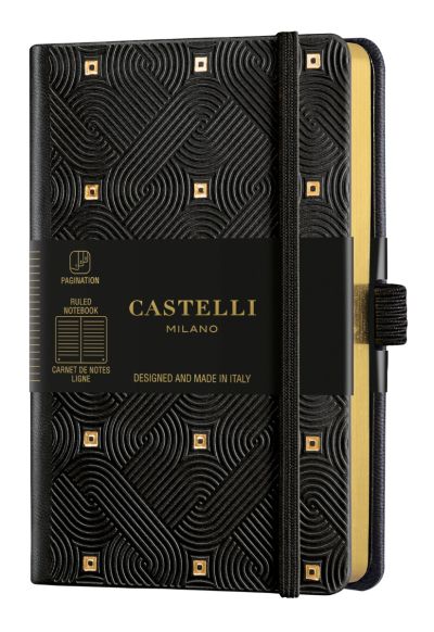Бележник Castelli C&G, 9x14cm, лин, Maya Gold