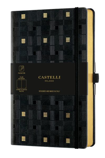 Бележник Castelli C&G, 13x21cm, лин, Weaving Gold