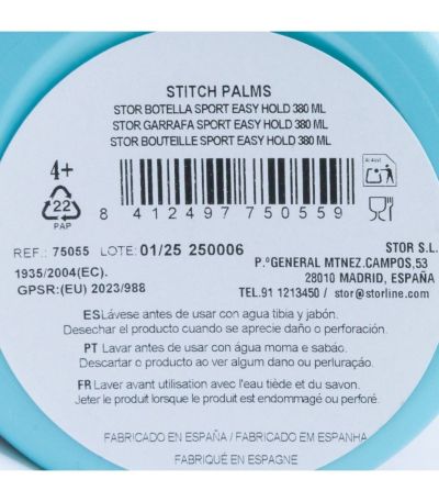 К-кт кутия за обяд и бутилка Stor, пластм., STITCH